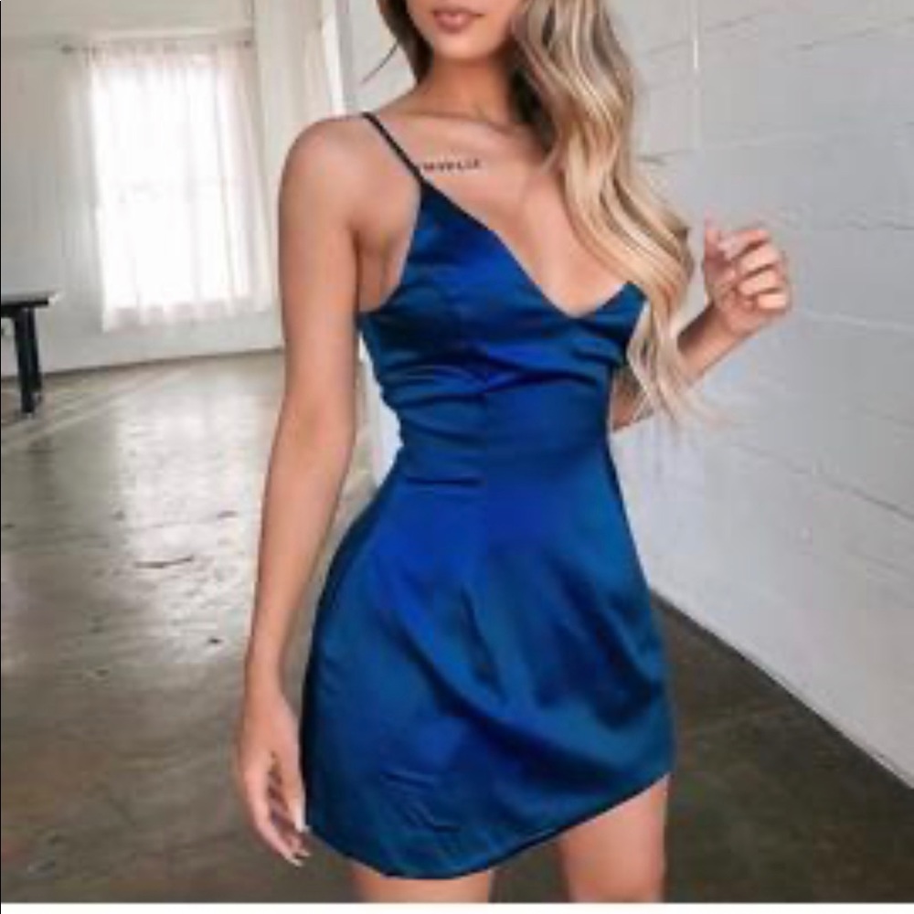 Arianna cami dress (Navy blue)